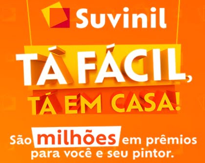Participe da nova promoção Suvinil 2023 Tá Fácil, Tá em Casa!