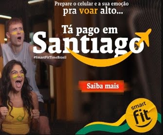 Até 02/10/2023, a SmartFit oferece uma oportunidade única de mostrar seu apoio ao Time Brasil e, ao mesmo tempo, concorrer a um incrível pacote turístico para Santiago, no Chile