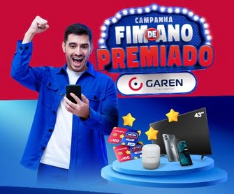 Que tal encerrar o ano com chave de ouro e a possibilidade de ganhar prêmios incríveis? A Campanha Fim de Ano Premiado Garen oferece essa oportunidade a você. Para participar, basta fazer uma compra de R$300,00 em produtos Garen em um distribuidor autorizado e realizar o cadastro no site da promoção