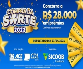 ENTREGA DOS CUPONS ATÉ DIA 15/01/2023 NA ACIC-CDL – CDL VÁRZEA GRANDE