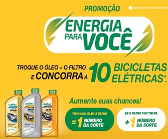 Participe da Promoção Petrobras 2024 Energia Para Você e concorra a prêmios exclusivos! Troque o óleo do seu veículo nas unidades participantes da Lubrax+ até 14 de fevereiro de 2024 e ganhe números da sorte para concorrer a 10 bicicletas elétricas modernas. Além disso, ao utilizar o filtro Tecfil ou se cadastrar no App Premmia, você aumenta suas chances de ganhar. Os sorteios serão realizados em duas datas: 10 de janeiro e 17 de dezembro de 2024, com base nos resultados da Loteria Federal. Não perca a oportunidade de renovar o óleo do seu carro, contribuir para o meio ambiente e ainda concorrer a prêmios incríveis!