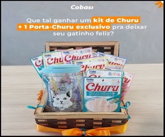A Cobasi está promovendo uma experiência única para os apaixonados por gatos! Agora, você tem a oportunidade de ganhar um Kit Churu + 1 Porta-Churu exclusivo para deixar o seu felino ainda mais feliz. Os deliciosos petiscos importados Churu são a escolha perfeita para momentos especiais com seu gato.