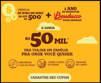 Prepare-se para um verão cheio de surpresas com a Promoção Bauducco! Ao adquirir pelo menos um produto da marca, você terá a chance de concorrer a prêmios que somam R$162.400,00 em créditos na carteira digital PicPay. Cadastre-se no site até 29/02/2024 e torça para ser um dos 1.392 contemplados. Não perca essa oportunidade deliciosa de ganhar durante o seu verão! ðð° #PromoçãoBauducco #SeuVerãoBauducco #PrêmiosBauducco2024