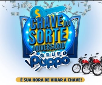 Na iminência de uma oportunidade imperdível, a Promoção Super Puppo Chave da Sorte 2023 e 2024 chega para oferecer mais de R$ 170.000 Mil Reais em prêmios. Em um cenário onde Motos e Compras Grátis estão em jogo, a expectativa é de alegria para os participantes, que têm a chance de conquistar prêmios incríveis sem desembolsar nenhum valor.