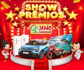 Participe do grande evento de prêmios do Supermercado Japão em Barueri! A Promoção Show de Prêmios 2024 oferece a chance de ganhar um carro zero e muitos outros prêmios incríveis. Saiba como participar: a cada R$50 em compras, você recebe cupons para concorrer. Não perca a oportunidade de ser um dos sortudos! ð✨ #PromoçãoJapãoSupermercado #ShowDePrêmios2024 #Barueri