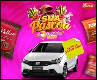 Explore a deliciosa Promoção Sua Páscoa Cantinho Doce 2024 e mergulhe em um mundo de oportunidades doces! Ao baixar o aplicativo Clube Doce e cadastrar-se, você se torna elegível para concorrer a um deslumbrante carro 0KM Fiat Argo Drive. A cada R$100 em compras nas lojas físicas da Cantinho Doce, você garante um número da sorte, e ao incluir produtos Harald, suas chances dobram! Esteja atento ao sorteio marcado para 10/04/2024 e, quem sabe, a doçura da Páscoa traga o presente de um novo carro para sua vida. Não perca tempo, acesse já e faça sua Páscoa ainda mais especial! #PáscoaDoce #ParticipeAgora