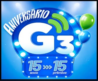 Celebre os 15 anos da G3 Telecom com a promoção especial 
