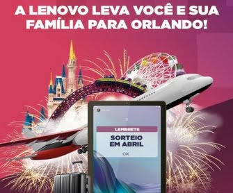 A Lenovo está realizando um sonho e quer levar você para a mágica Orlando! Descubra como participar e concorrer a uma viagem inesquecível com a Promoção Lenovo. Compre um tablet Lenovo participante, cadastre-se no site e cruze os dedos para embarcar nessa aventura dos sonhos. A magia de Orlando está mais perto do que você imagina! ð°✨ #LenovoOrlando #PromoçãoLenovo #EmbarqueNessaMagia