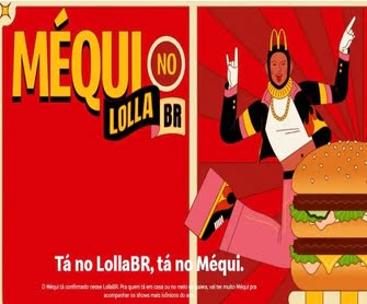 A Promoção Méqui Machine LollaBR 2024 é uma oportunidade única para os fãs do Lollapalooza Brasil 2024 se envolverem em uma experiência emocionante oferecida pelo McDonald's. Durante os três dias do festival, de 22 a 24 de março de 2024, os participantes podem visitar o Lolla Lounge e participar da Méqui Machine.
