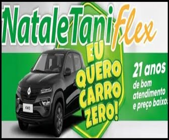 Participe da promoção do Supermercado Natale Tani Flex e concorra a um carro zero quilômetro!