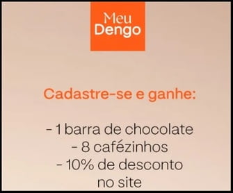 Resgate sua Barra de Chocolate Dengo Grátis na loja mais próxima! Cadastre-se agora e garanta o seu cupom para saborear o melhor do chocolate brasileiro sem custo algum