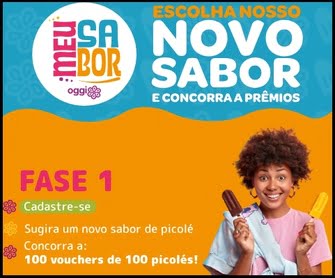 Desperte sua criatividade e ganhe sorvete grátis por um ano na Promoção Oggi 2024 Meu Sabor! Participe agora e sugira seu novo sabor de sorvete favorito para concorrer a prêmios incríveis.