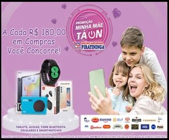 Participe da Promoção Minha Mãe Tá On do Mercadinho Piratininga e concorra a smartphones incríveis! Saiba como participar e aumente suas chances de ganhar. Não perca essa oportunidade!