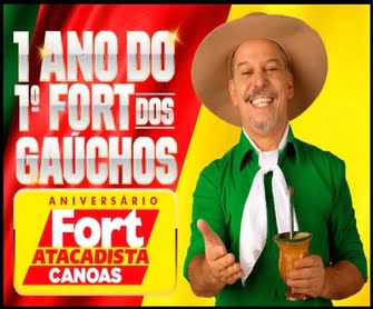 O Fort Atacadista Canoas celebra seu aniversário com uma promoção imperdível! Participe da Promoção 1 Ano com o 1º Fort dos Gaúchos e concorra a prêmios incríveis. De 1º a 31 de maio de 2024, faça suas compras no Fort Atacadista Canoas e habilite-se a ganhar vales-compra de R$1.000,00 e até um Fiat Toro novinho em folha. Não perca essa oportunidade de transformar suas compras em grandes recompensas!