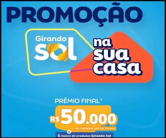 A Girando Sol está promovendo uma oportunidade imperdível para os moradores do Paraná, Mato Grosso do Sul e Mato Grosso. Com a Promoção Girando Sol na sua Casa, você pode concorrer a prêmios incríveis, como créditos em dinheiro e produtos de alta qualidade. Basta adquirir um produto Girando Sol, cadastrar-se no site promocional e torcer para ser um dos contemplados. Não perca essa chance de transformar sua casa e sua vida com a Girando Sol!