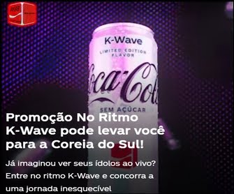 Participe da Promoção Coca-Cola No Ritmo K-Wave e concorra a uma viagem incrível para Seul, na Coreia do Sul! Crie um vídeo criativo no Instagram e use as hashtags #CocaColaKWAVE e #NoRitmoKWAVE para ter a chance de ganhar. Saiba mais sobre como participar e os prêmios oferecidos aqui!