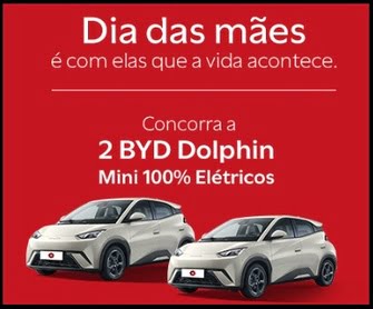 Quer surpreender sua mãe ou seu amor com um presente incrível? O Flamboyant Shopping Goiânia tem a promoção perfeita para você! Participe da campanha especial de Dia das Mães e dos Namorados e concorra a dois carros elétricos BYD Dolphin Mini novinhos em folha. Saiba como participar e aumente suas chances de levar para casa esse prêmio fantástico.