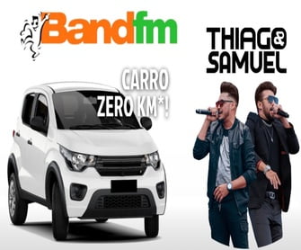 Participe da Promoção Band FM Sorteio de Carro 0KM e concorra a um crédito de R$ 70.000,00 em uma conta digital PicPay, ideal para a compra de um Fiat Mobi Like 0KM! Cadastre-se no hotsite da promoção entre 22 de maio e 23 de setembro de 2024, e jogue os games disponíveis para acumular números da sorte. O sorteio será realizado em 25 de setembro de 2024 com base nas extrações da Loteria Federal. Não perca essa chance incrível de ganhar um prêmio sensacional com a Band FM!