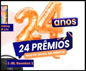 A Promoção 24 Anos Comercial Souza Atacado 2024 acontece do dia 1º de maio de 2024 até o dia 14 de junho de 2024. Durante esse tempo, você tem várias semanas para aproveitar as ofertas e concorrer aos prêmios incríveis que preparamos para você.