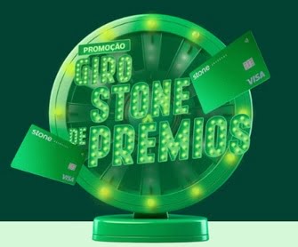 Participe da emocionante Promoção Cartão Visa Stone Giro de Prêmios 2024 e concorra a uma premiação incrível que ultrapassa os 350 mil reais! Ao utilizar o Cartão Stone Elegível da Stone Instituição de Pagamento S.A. para realizar suas transações, você acumula chances de ganhar prêmios instantâneos e grandes prêmios. Não perca a oportunidade de participar dessa promoção que vai agitar o Brasil de maio a julho de 2024.