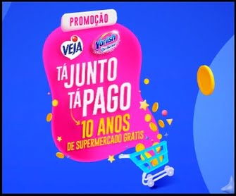 Não perca a oportunidade de concorrer a uma década de compras de supermercado totalmente grátis! A promoção 