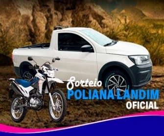 Participe da incrível Promoção Poliana Landim Oficial e concorra a uma Saveiro Robust e uma Moto Honda NXR 160! Não perca a chance de acelerar seus sonhos com prêmios incríveis!