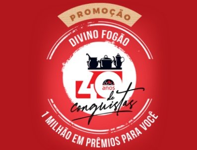 Divino Fogão está celebrando seus 40 anos com uma promoção incrível repleta de prêmios que vão transformar o seu dia a dia! A Promoção Divino Fogão 40 Anos é a chance perfeita para você ganhar iPhones 15, bicicletas elétricas e certificados de ouro no valor de R$ 40.000,00. Participe dessa festa e leve para casa prêmios que somam R$ 1 milhão!