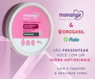 Se você deseja uma pele mais jovem e hidratada, a Monange tem uma novidade imperdível! Em parceria com as drogarias Drogasil e Raia, a Monange está distribuindo 500 unidades gratuitas do seu Hidratante Antissinais. Imagina só, cuidar da sua pele com um dos melhores produtos do mercado, sem gastar nada!