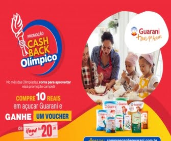 Prepare-se para uma oportunidade incrível com a Promoção Guarani CashBack Olímpico 2024! Esta promoção oferece a chance de ganhar um voucher de R$ 20,00 para usar no iFood. Para participar, adquira R$ 10,00 em Açúcar Guarani em supermercados participantes entre 1º de julho e 31 de julho de 2024. Após a compra, cadastre-se no site oficial da promoção com seus dados pessoais e informações da compra, incluindo uma foto do cupom fiscal. Você pode se inscrever até as 18h00 do dia 31 de agosto de 2024. Não perca essa oportunidade de saborear deliciosas refeições economizando com Guarani!