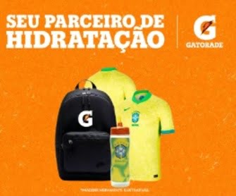 Mantenha-se ativo e hidratado com a Promoção Gatorade Seu Parceiro de Hidratação 2024. Cadastre-se no site oficial da promoção entre 1º de julho de 2024 e 30 de agosto de 2024, sem a necessidade de compra, e concorra a prêmios instantâneos. Os prêmios incluem kits com mochilas Nike, squeezes e camisetas. Aproveite essa oportunidade para ganhar itens que vão ajudar no seu desempenho esportivo. Participe agora e boa sorte!