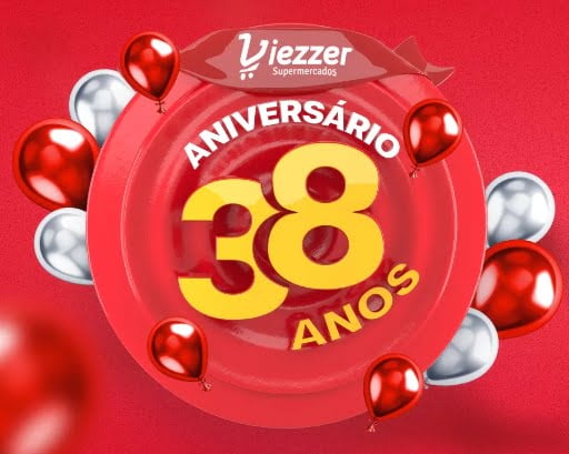 Em celebração aos 38 anos de sucesso, o Viezzer Supermercados lança uma promoção especial para seus clientes no Rio Grande do Sul. Durante o mês de julho, você pode participar e ter a chance de ganhar vale-compras incríveis! Não perca essa oportunidade única de transformar suas compras diárias em prêmios valiosos.