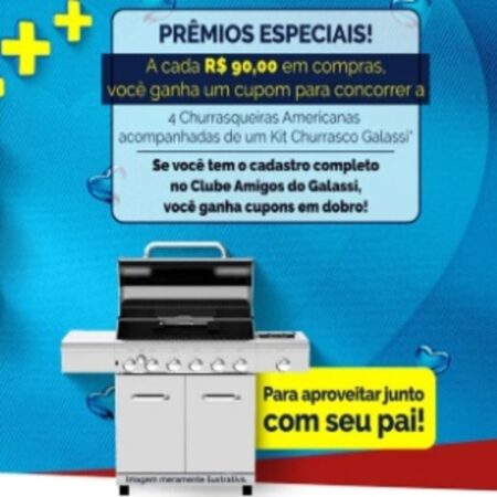 Prepare-se para um Dia dos Pais memorável com o Galassi Supermercados em 2024! Participe da promoção e concorra a churrasqueiras a gás de última geração e kits completos para churrasco. Saiba como participar e aumente suas chances de presentear seu pai com um momento especial!