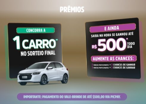 Promoção Santher 2024 Raspou, Achou, Ganhou - 500 reais todo dia e 1 carro 