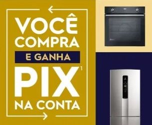 Imagem promocional destacando a Black Friday Electrolux 2024, com eletrodomésticos em exibição, como refrigeradores, fornos e máquinas de lavar, acompanhados de texto enfatizando 