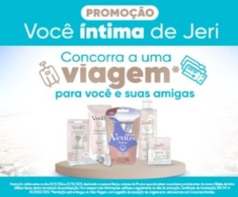 Imagem promocional da Gillette Venus, destacando a promoção 