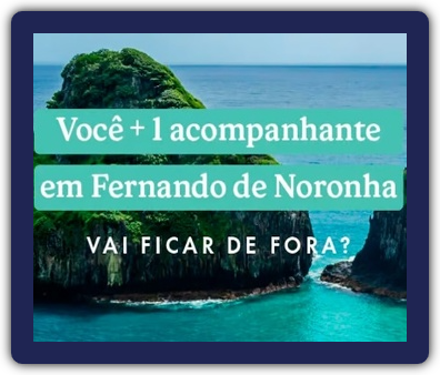 Imagem promocional da campanha "Moncloa Te Leva Pra Fernando de Noronha", destacando o grande prêmio: uma viagem completa para duas pessoas ao destino paradisíaco, com elementos visuais que remetem à natureza e à sofisticação da experiência oferecida.