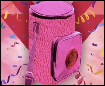 Imagem promocional destacando a oferta exclusiva da Libresse para o Carnaval 2025, onde os participantes podem ganhar um Cooler Speaker ao realizar compras no site da marca.