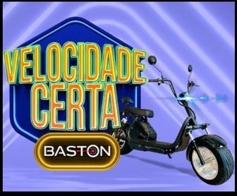 Imagem promocional da Promoção Baston 2025, destacando a scooter elétrica que será sorteada. A imagem inclui o logo da Baston e as marcas participantes: ABOVE®, CHEMICOLOR® e PURO AR, com o texto convidativo para participar da promoção.