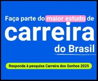 Banner da promoção Pesquisa Carreira dos Sonhos 2025 da Cia de Talentos, com chamada para participar e concorrer a R$10.000,00 em vales-compras, incluindo informações sobre a data de encerramento e link do site oficial.