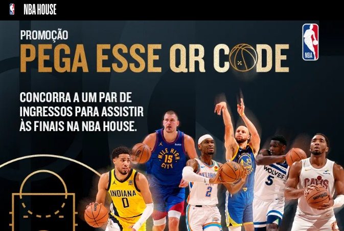 Promoção NBA House 2025: Cadastre-se e Concorra a Ingressos com QR Code em São Paulo!