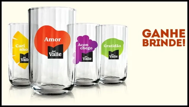 Colecione os copos exclusivos da promoção Del Valle 2025 e transforme seus momentos em casa com mais sabor e emoção.