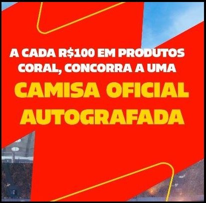 A imagem promocional destaca a campanha Craque do Jogo da SV Elétrica Express em parceria com a Coral. Em destaque, estão as camisetas oficiais dos clubes cearenses Ceará e Fortaleza, com assinatura dos jogadores. O texto da arte enfatiza que, ao comprar R$100 em produtos Coral, o cliente ganha 1 cupom para concorrer aos prêmios. O visual é atrativo para torcedores e consumidores da construção civil, com identidade visual que remete ao futebol e às cores dos times envolvidos.