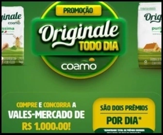 Participe da Promoção COAMO 2025: vales-mercado de mil reais