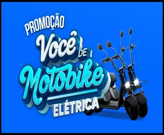 Imagem promocional da campanha “Você de Motobike Elétrica” do Assaí Atacadista com sorteio de 50 scooters elétricas.