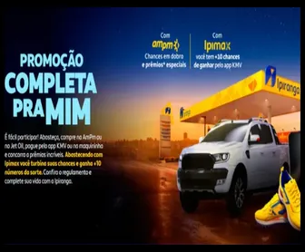 Promoção Completa Pra Mim Ipiranga 2025 – Concorra a uma caminhonete Rampage 0 km, prêmios exclusivos e um ano de combustível grátis.