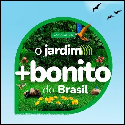 Arte oficial do Concurso Trapp O Jardim + Bonito do Brasil 2025, destacando prêmios de mais de R$25 mil em produtos de jardinagem, inscrições abertas até 10/11/2025.