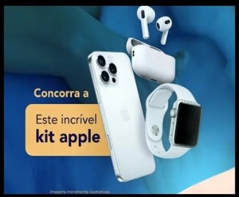 Promoção Cuidado que Premia 2025 – doe R$10 para ajudar a Associação Cuidado Humano e concorra a um kit Apple com iPhone 16 Pro Max, Apple Watch SE e AirPods.