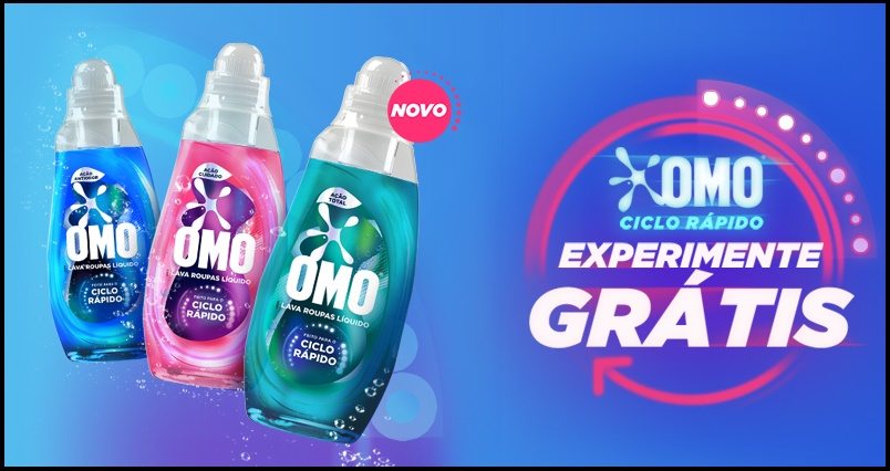 Participe da promoção Experimente OMO Ciclo Rápido 2025. Compre o produto no Supermercado Mundial, envie seu cupom fiscal pelo site oficial e garanta o reembolso via Pix. Promoção válida de 1º de setembro a 9 de outubro de 2025, limitada a um reembolso por CPF.