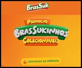Imagem da Promoção Brassukinhos Colecionáveis com mascotes de pelúcia, giros da sorte e prêmios de até R$500.