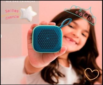 Promoção Dia das Crianças Karsten 2025 – compre R$ 599 em produtos da linha infantil e ganhe na hora uma caixa de som USB exclusiva.
